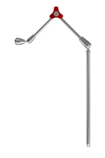 Detailed view of FISSO quick release holder on straight column