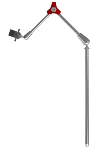 Close up of FISSO endoscope holder showing detailed mounting and adjustment