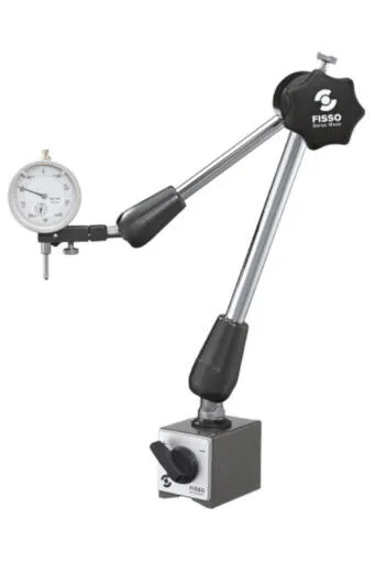 Close-up of FISSO Magnetic Stand 4445-10 with heavy-duty magnetic base