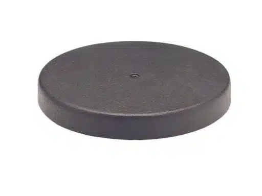 Close-up of FISSO steel base with stable foundation