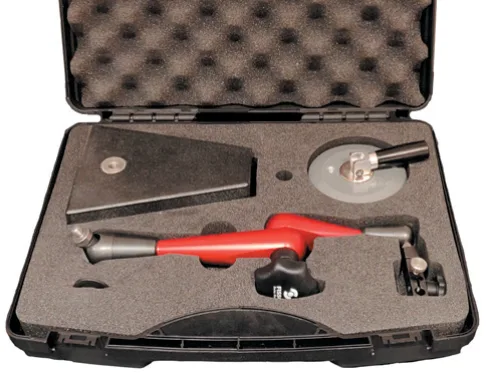 Close-up of FISSO Strato Case M with organized compartments
