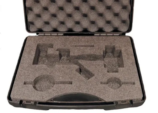 Detailed view of FISSO Strato Case without content