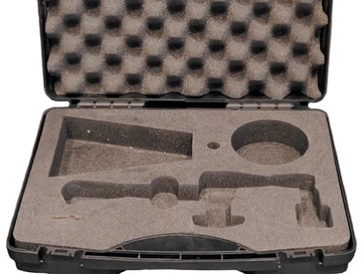 Close-up of FISSO clamp tool in an empty case